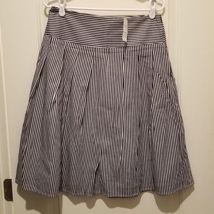 Banana Republic stripped skirt- NWT